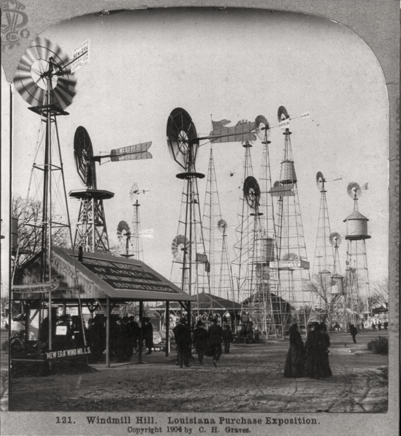 Windmill Hill at the Louisiana Purchase Exposition, 1904 | I hope to be remembered for my ...